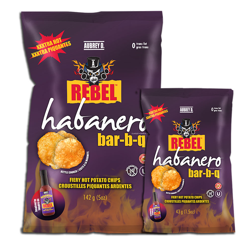 3 X Paquets de Chips extrêmes au Habanero Hellicious
